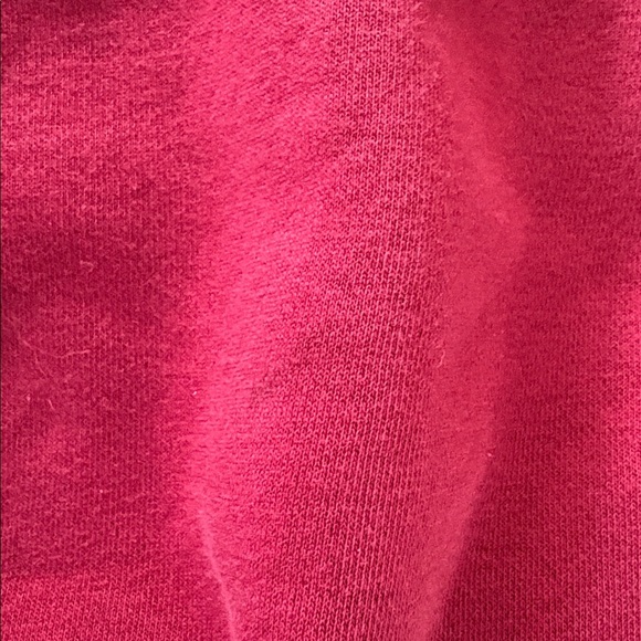 Nike  pullover hoodie  burgundy/white logo on chest  muff front pockets EUC - Picture 4 of 13